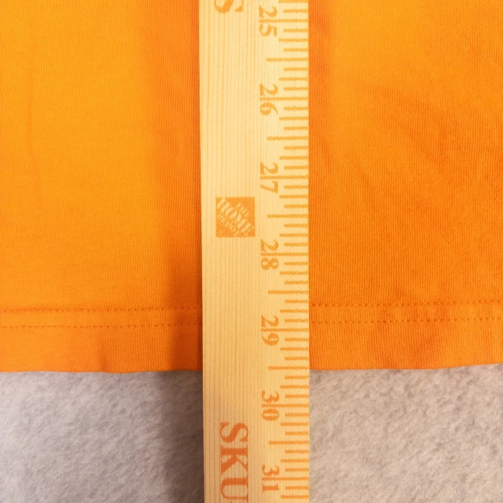 Nike Mens Not Running Sucks Graphic T-Shirt Orange XXL Regular Fit Short Sleeve